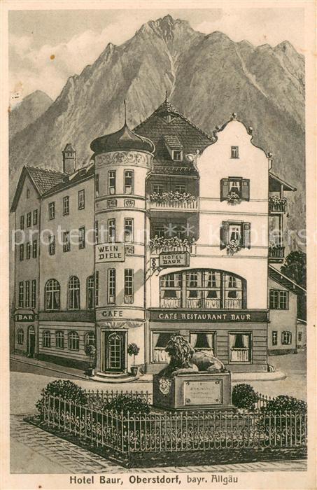 Oberstdorf Hotel Baur Eigene Konditorei