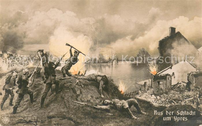 Ypres Ypern Ieper Aus der Schlacht