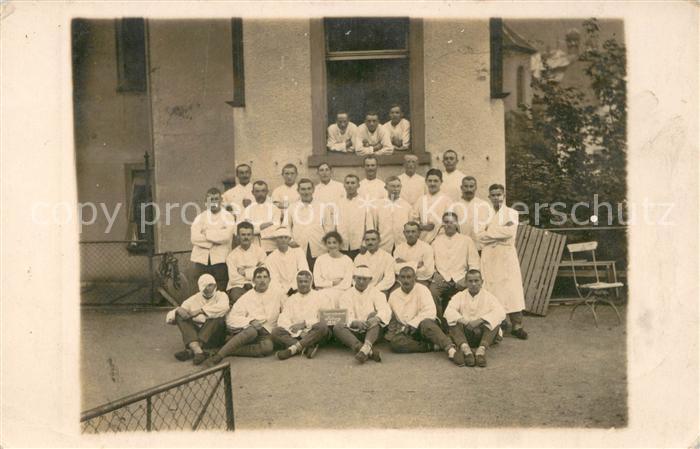 Triberg Schwarzwald Lazarett Verwundete Gruppenaufnahme
