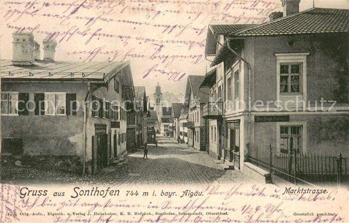 Sonthofen Oberallgaeu Marktstrasse