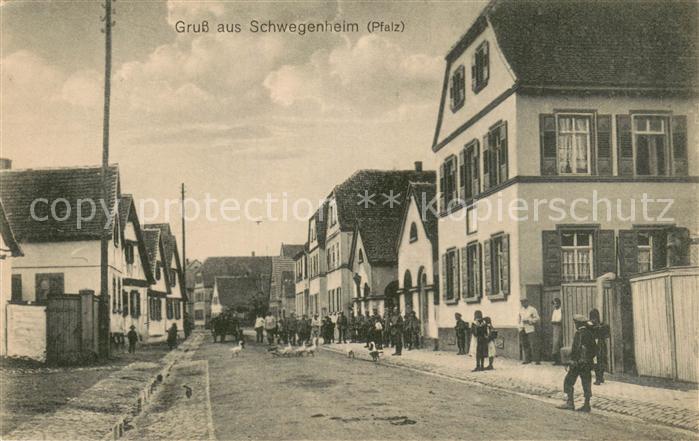 Schwegenheim Strassenpartie Kriegserinnerung