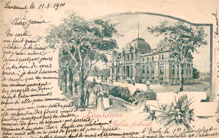 Lausanne VD Palais federal