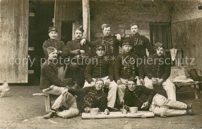 Camp de Mourmelon Soldaten Gruppenfoto
