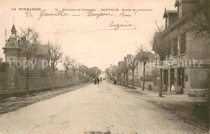 Donville-les-Bains Route de Coutances
