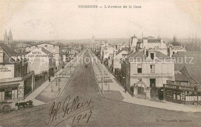 Soissons 02 Aisne Avenue de la Gare