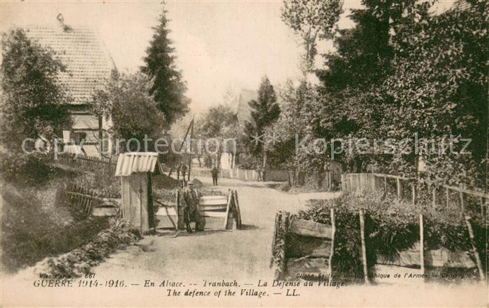 Trimbach Bas-Rhin Guerre 1914-16 La Defense au Village