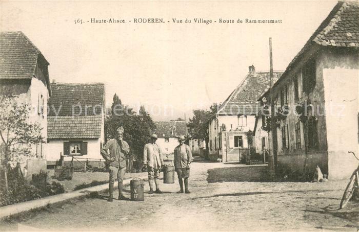 Roderen Rotteren Vue du Village Route de Rammersmatt