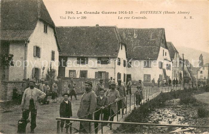 Rotteren Roderen La rue Centrale