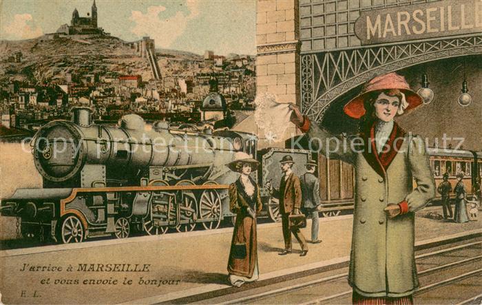 Marseille Bouches-du-Rhone Arrive a Marseille et vous envoie le bonjour