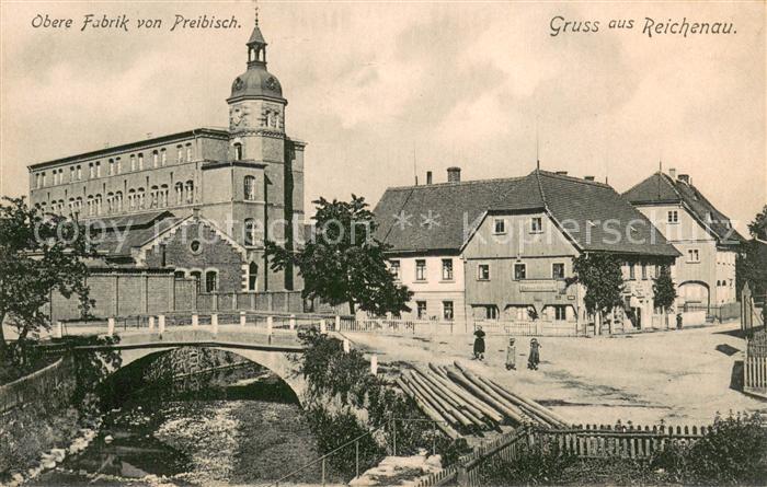 Reichenau Frauenstein Obere Fabrik von Preibisch