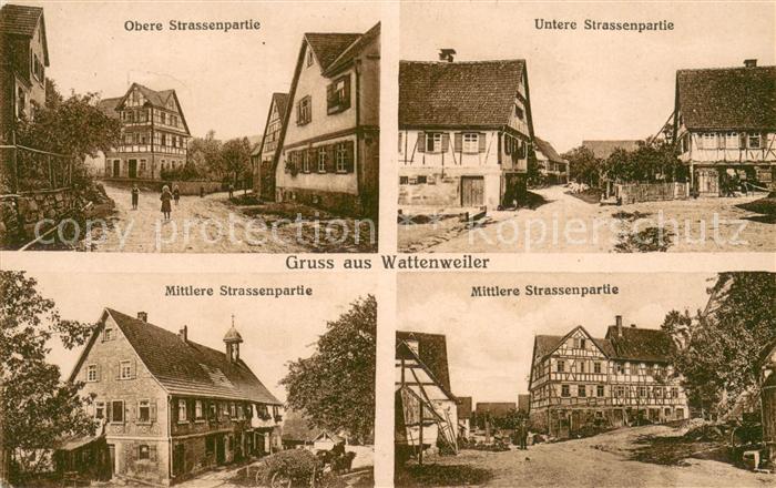 Wattenweiler Schwaben Obere Strasse Untere Strasse Mittlere Strasse Fachwerkhaus