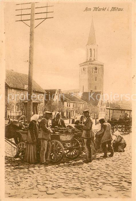 Mitau Jelgava Am Markt