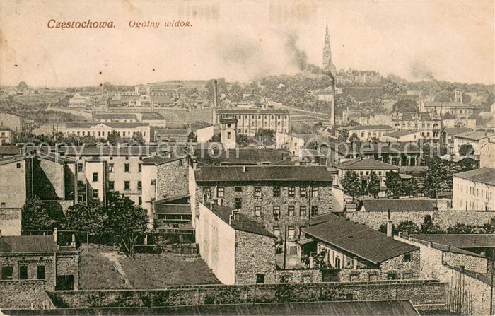 Czestochowa Schlesien Ogolny widok
