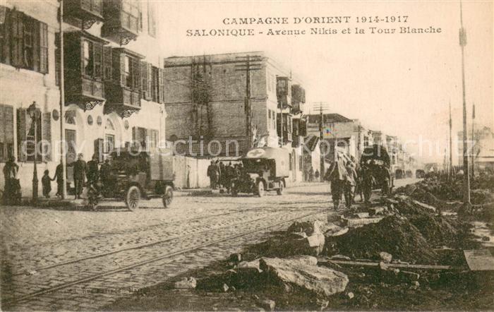 Salonique Salonica Salonicco Avenue Nikis et la Tour Blanche
