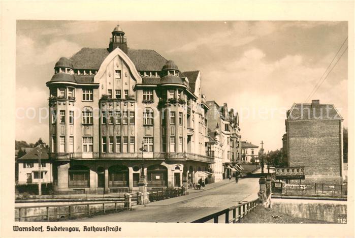 Warnsdorf Varnsdorf Boehmen Rathausstrasse