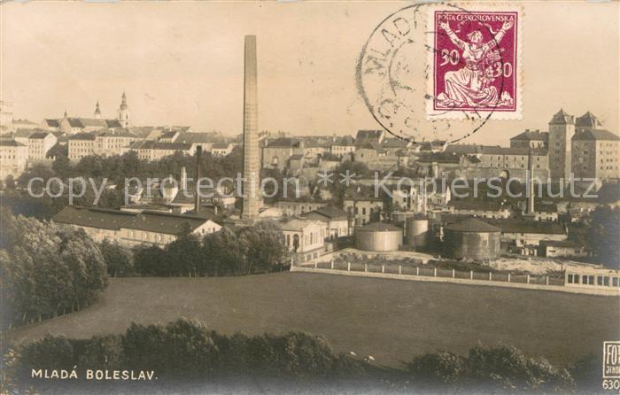 Mlada Boleslav Jungbunzlau Stadtansicht
