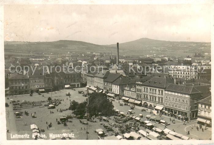 Leitmeritz Litomerice Nordboehmen Masarykplatz