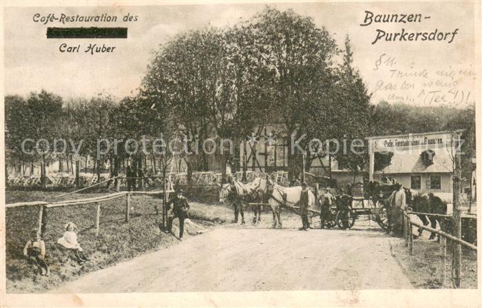 Baunzen-Purkersdorf Cafe Restauration Carl Huber