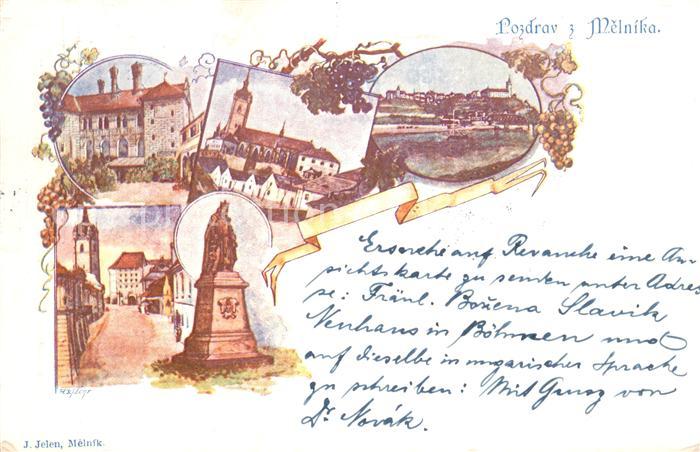 Melnik Czechia Teilansichten