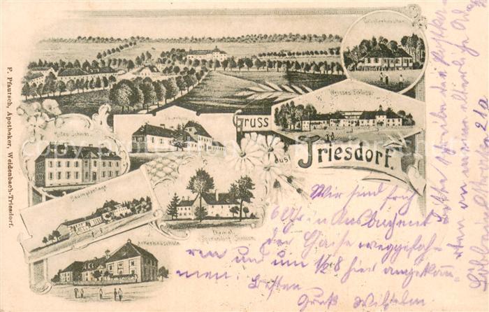 Triesdorf Rotes Schloss Baumplantage Ackerbauschule Seekersdorf Schloss Jaegerha