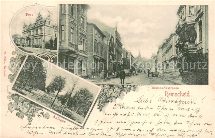 Remscheid Post Bismarckstrasse Anlagen