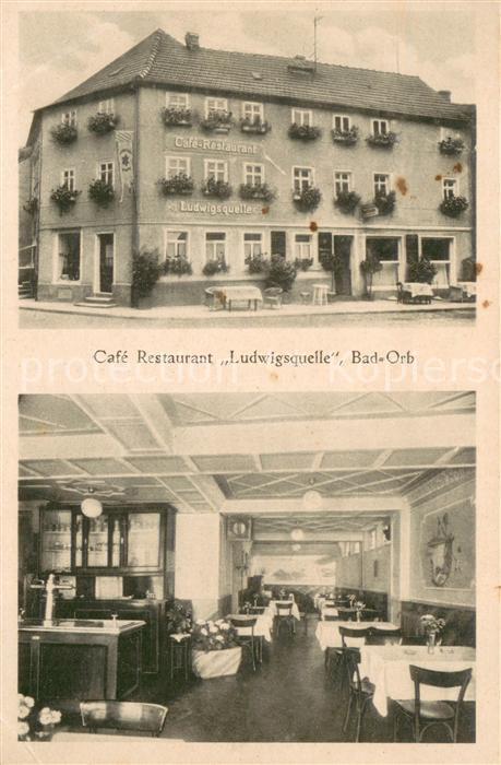 Bad Orb Cafe Restaurant Ludwigsquelle Gastraum