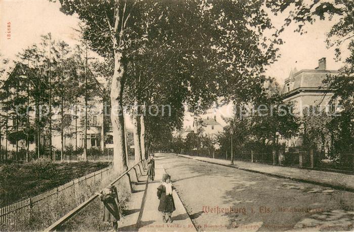 Weissenburg 67 Alsace Strassenpartie