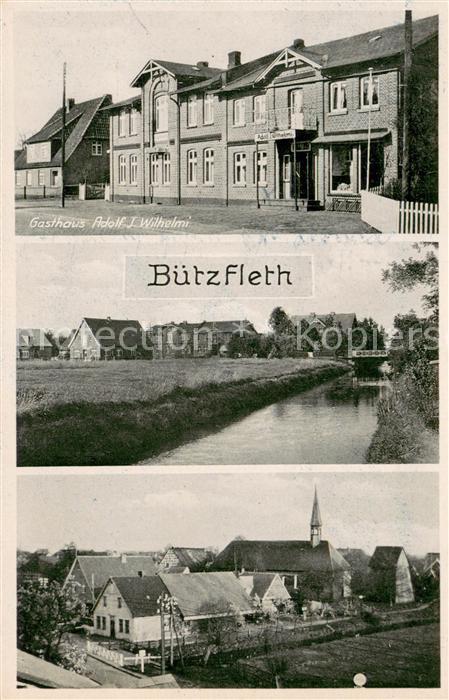 Buetzfleth Gasthaus Adolf Wilhelm Ortsansichten