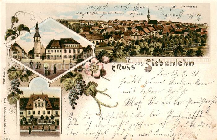 Siebenlehn Kirche Rathaus Panorama