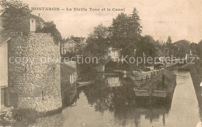 Montargis 45 La Vieille Tour et le Canal