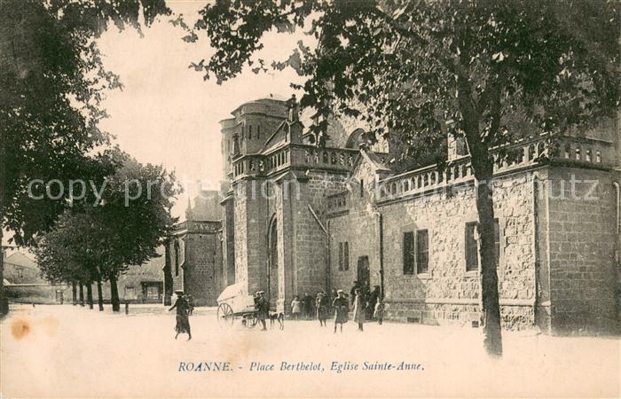 Roanne 42 Place Berthelot Eglise Sainte Anne