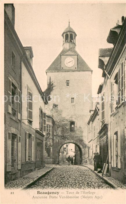 Beaugency Tour de l’Horloge Ancienne Porte Vendomoise Moyen Age