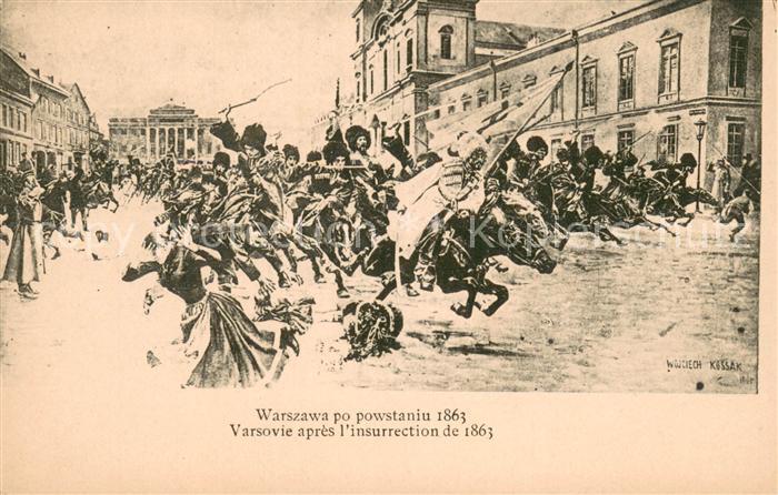 Warszawa Varsovie apres l’insurrection de 1863