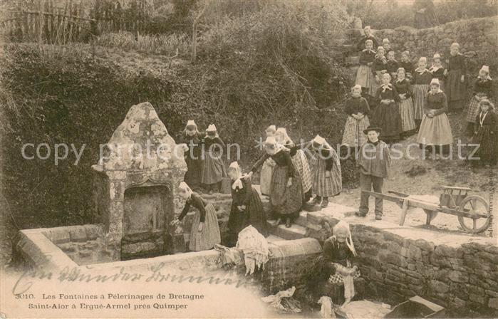 Quimper Les Fontaines a Pelerinages de Bretagne Saint Alor a Ergue Armel pres Qu