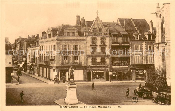 Montargis 45 La Place Mirabeau