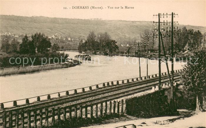 Dormans Vue sur la Marne