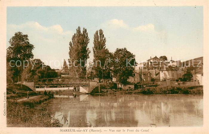 Mareuil-sur-Ay Vue sur le Pont du Canal