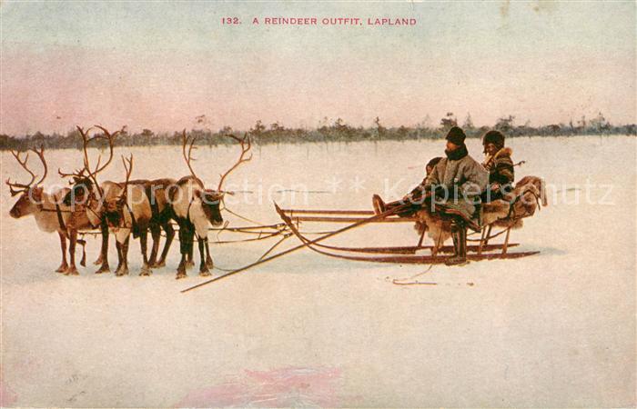 Lapland Lappland A Reindeer Outfit