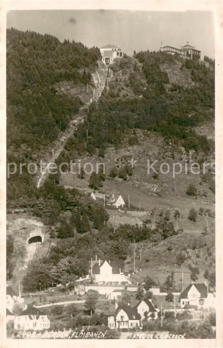 Floibanen Norge Norwegen Panorama