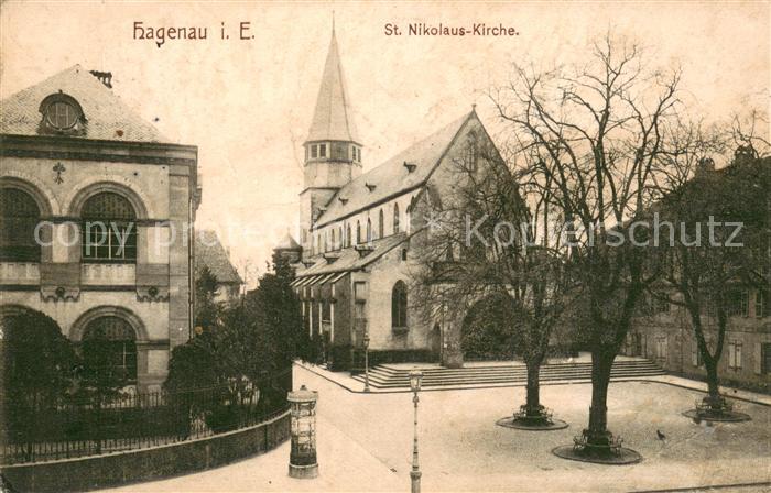 Hagenau Elsass St Nikolaus Kirche