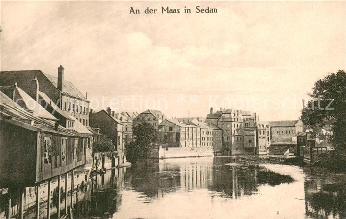 Sedan Ardennes Partie an der Maas