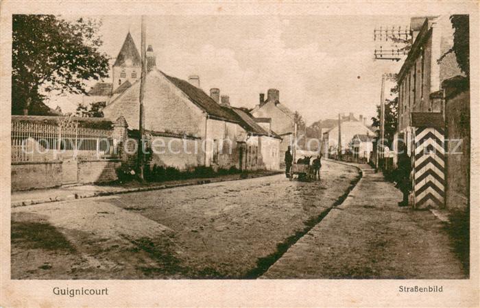 Guignicourt Aisne Strassenpartie