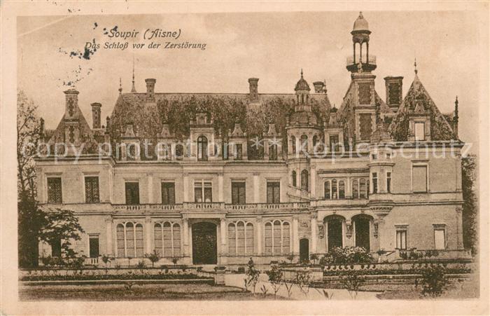 Soupir Das Schloss vor der Zerstoerung