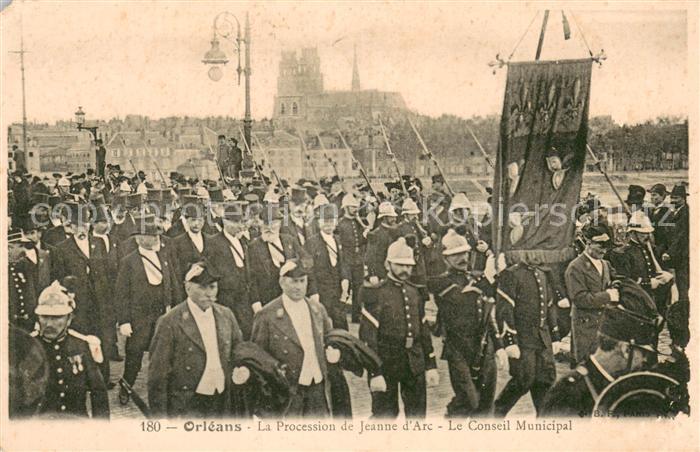 Orleans Loiret La Procession de Jeanne d’Arc Le Conseil Municipal