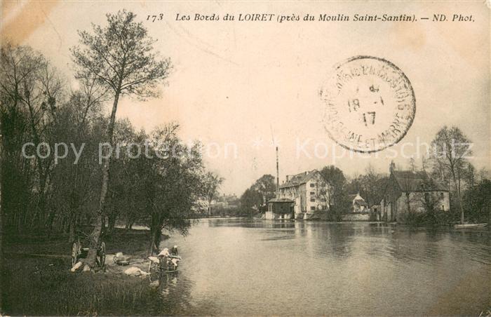 Orleans Loiret Les Bords du Loiret pres du Moulin Sain