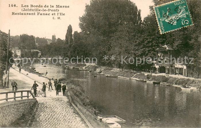 Joinville-le-Pont Les Bords de la Marne Restaurant Fanac et l'Ile