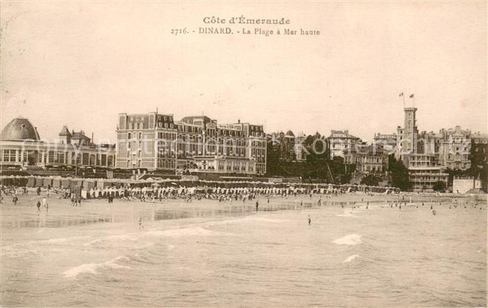 Dinard 35 La Plage a Mer haute