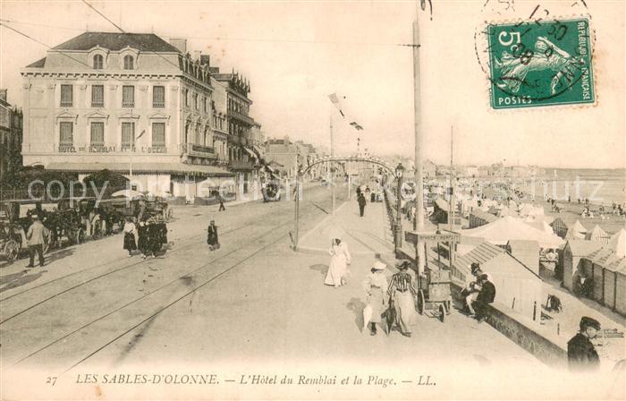 Les Sables-d Olonne Hotel du Remblai et la Plage
