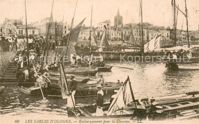 Les Sables-d Olonne Embarquement pour la Chaume