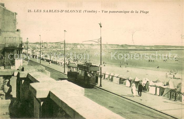 Les Sables-d Olonne Vue panoramique de la Plage